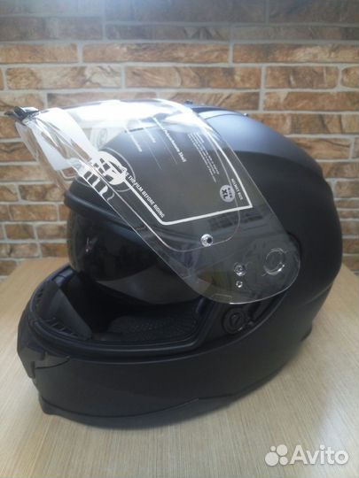 Мотошлем HJC C70 semi flat black