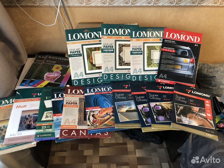 Фотобумага Lomond разная