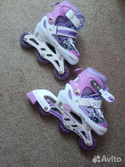 Роликовые коньки раздвижные 27-30
