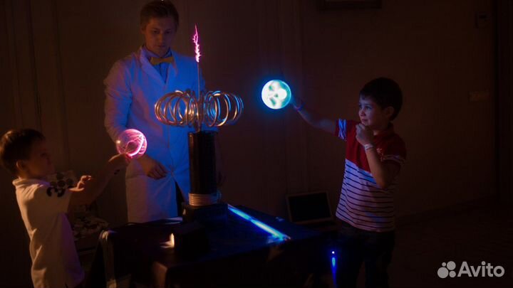 Тесла шоу на детский праздник, день рождения