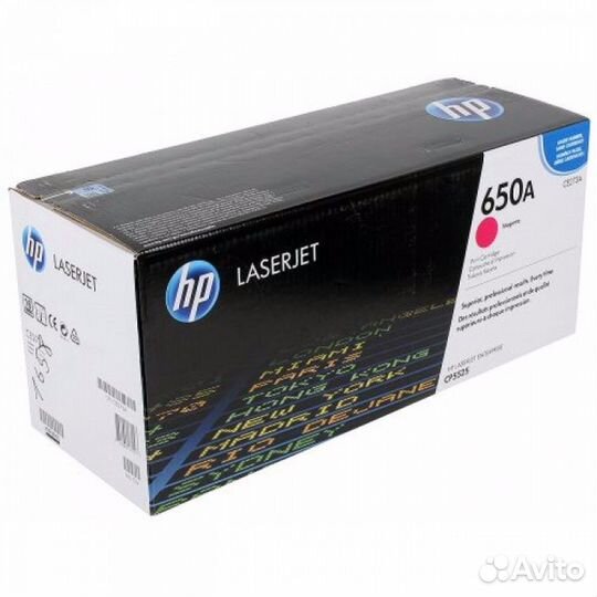 Лазерный картридж HP 650A пурпурный 110477
