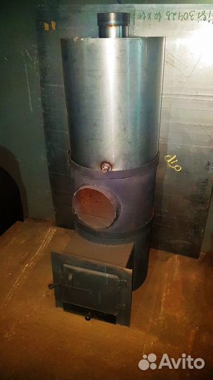 Печи банные из трубы