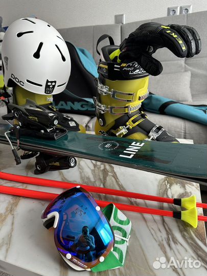 Горные лыжи комплект