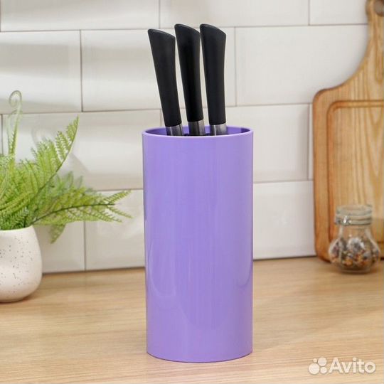 Подставка для ножей с наполнителем Доляна «Нео», 2