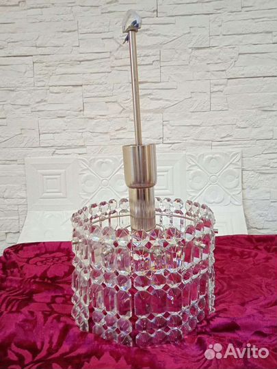 Хрустальная люстра СССР винтаж