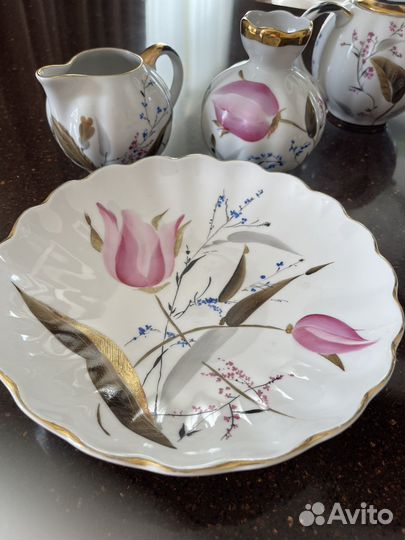 Чайный сервиз лфз розовый тюльпан