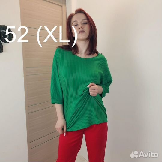 Свободная кофта в рубчик seit Fashion 52 (XL)