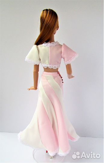 Одежда для куклы Тоннер Юбка-спираль + топ