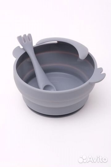 Силиконовая посуда. Тарелочка складная