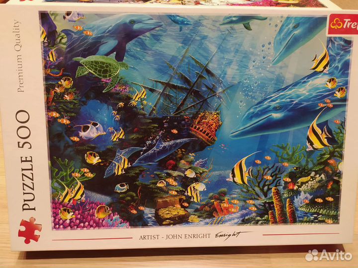 Пазлы Trefl, castorland