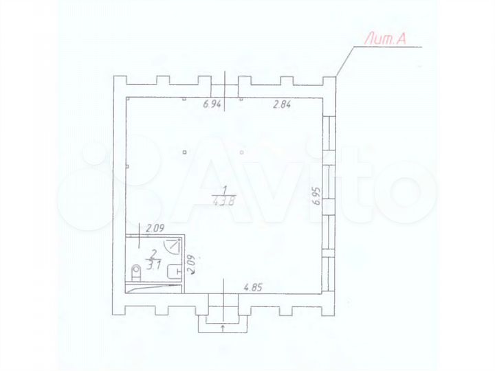 Здание с кофейней