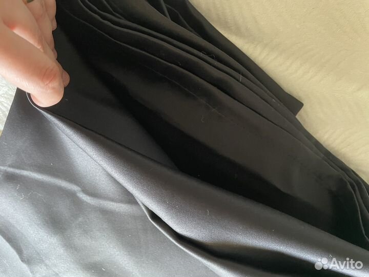 Шторы блэкаут черные 280х300