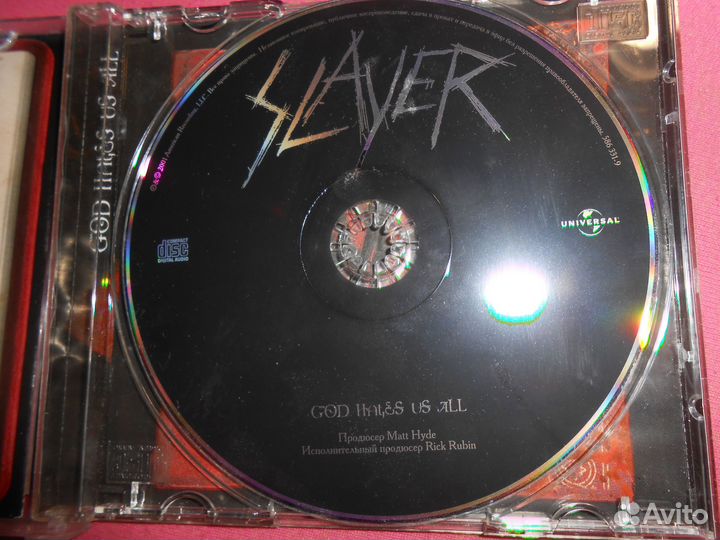 CD Slayer / God hates uss all/ 2001