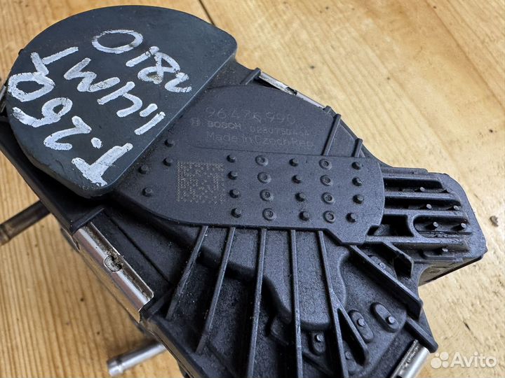 Дросельная заслонка chevrolet aveo 1.4