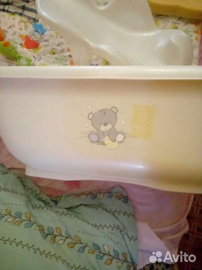 Ванночка для купания с горкой