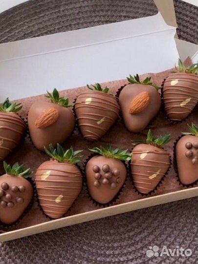 Вкусная клубника в шоколаде