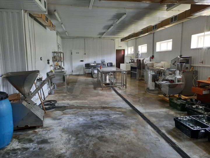 Цех переработки мяса, рыбы и п.фабрикатов. 400 м²