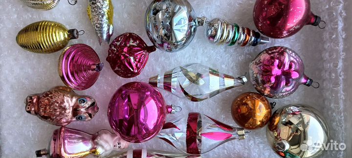 Елочные игрушки СССР лот в реставрацию