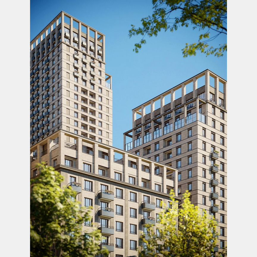 2-к. квартира, 58,5 м², 16/31 эт.