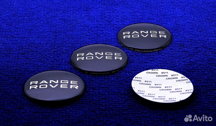 Комплект 3D наклеек колпачка Reng Rover 56,60,65mm