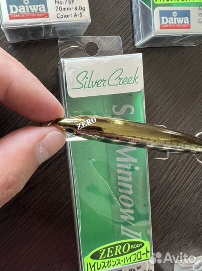 Воблера Daiwa Silver Creek Minnow II Zero Body