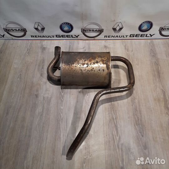 Глушитель задняя часть банка Renault duster