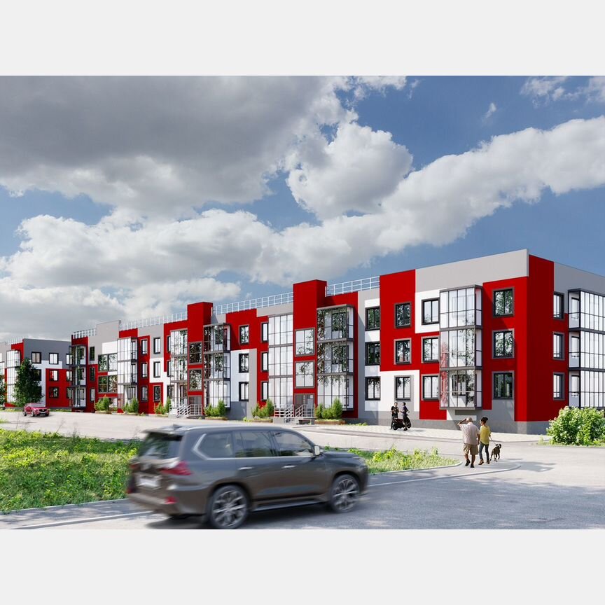 1-к. квартира, 40,8 м², 1/3 эт.