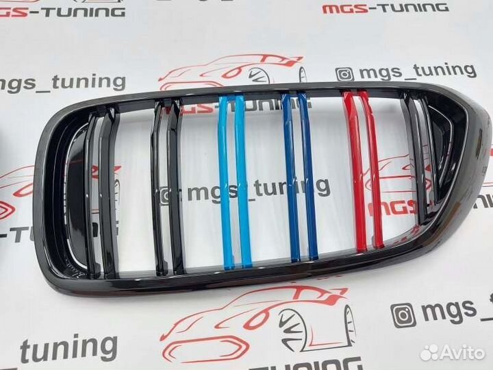 Решетка в стиле M6 с триколором для BMW 6 GT G32