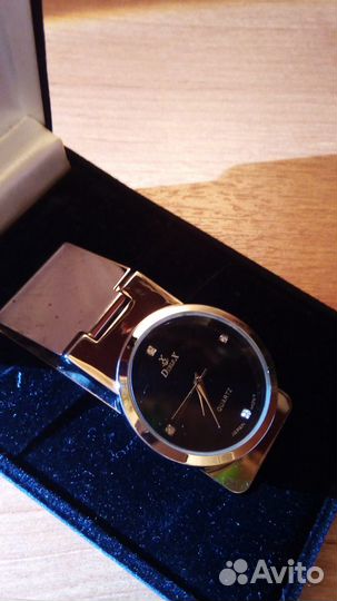 Часы-зажим для денег dunlex