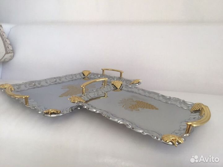 Набор сервировочных подносов 2 шт