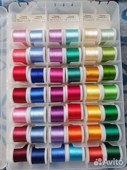 Нитки для шитья и вышивания 80 цветов