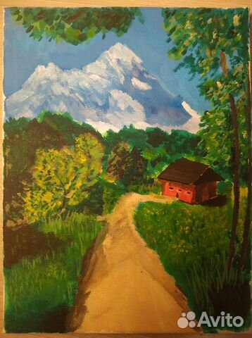 Картина на холсте В горах