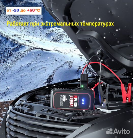 Пусковое зарядное устройство авто 20000Ач/2000А