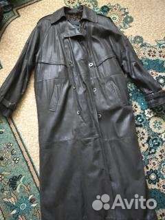 Кожаный плащ