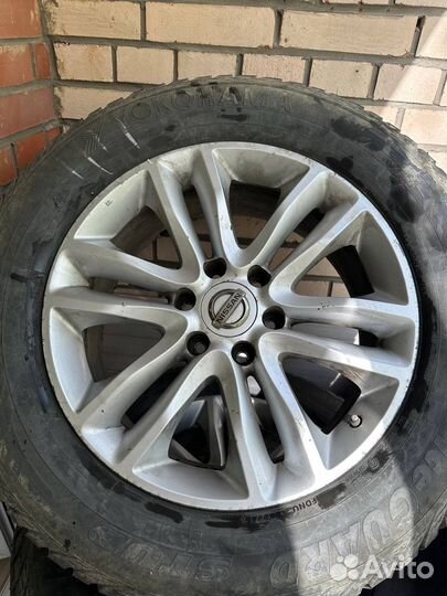 Диски Nissan Partol на зимней резине