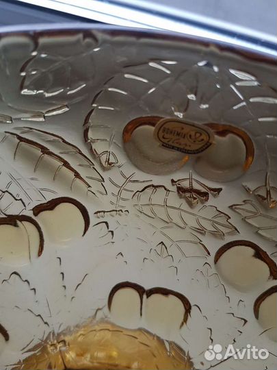 Ваза для фруктов СССР хрусталь сервиз