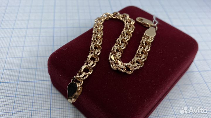 Золотой браслет бисмарк 19