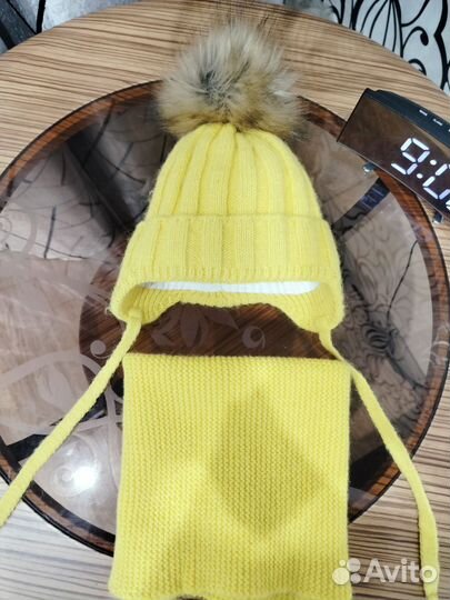 Комплект шапка, шарф