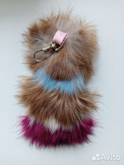 Брелок. Мех Енота. Новый