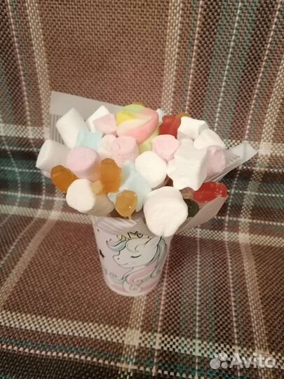 Букеты в стаканчике