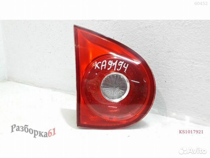 Фонарь volkswagen golf 5 Задний левый, внутренний