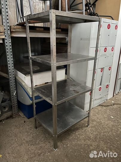 Стеллаж из нержавеющей стали 80/60/180