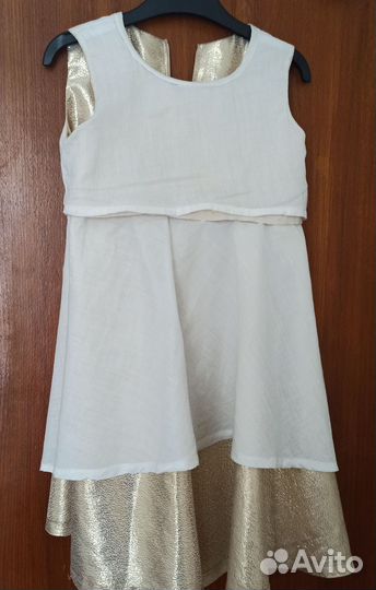 Платье нарядное из парчи от 2,5 до 5 лет