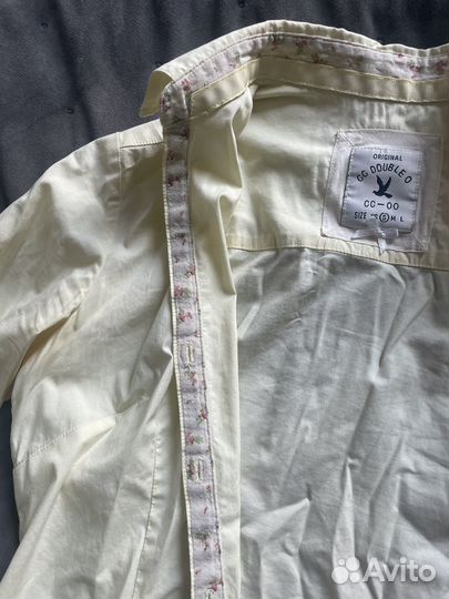 Рубашка женская Esprit, светлый желтый цвет