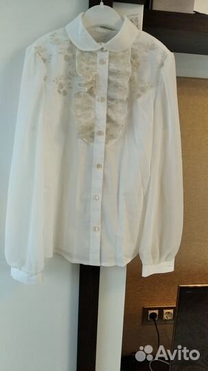 Блузка школьная Смена, д/д, р152(новая)