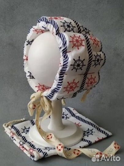 Чепчик Mama's help от Юлии Ермак