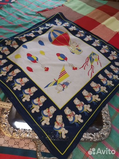 Мишки книжки платочек хлопок