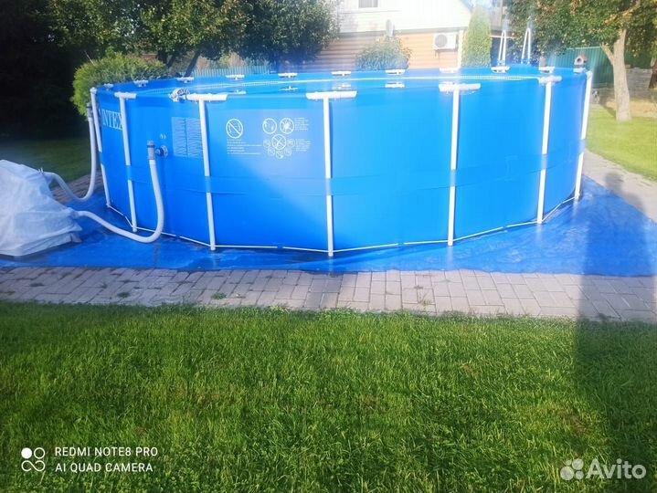 Каркасный бассейн интекс