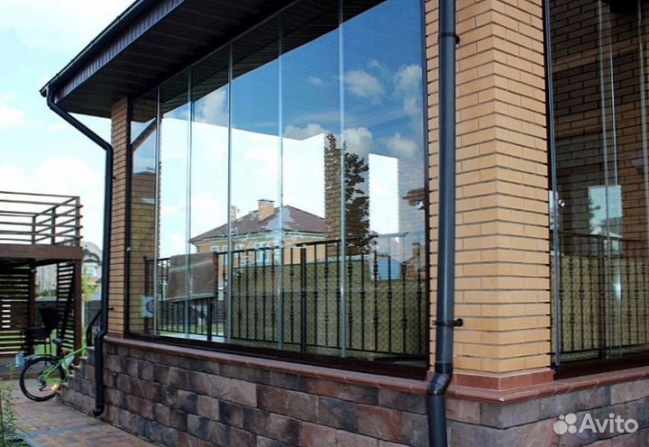 Безрамное остекление