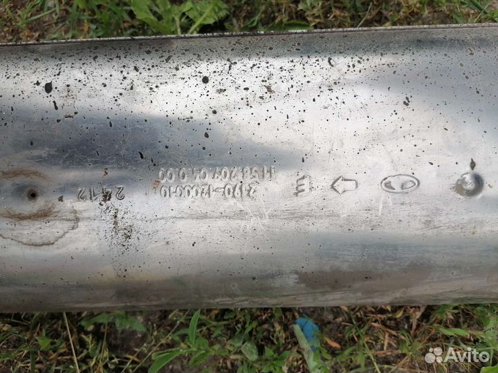 Выхлопная труба гранта калина